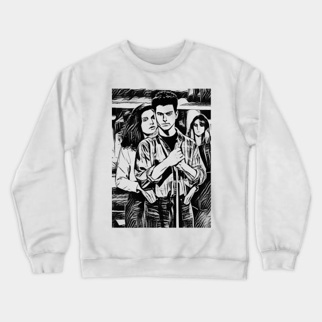 the color of money Crewneck Sweatshirt by RetroScribbles